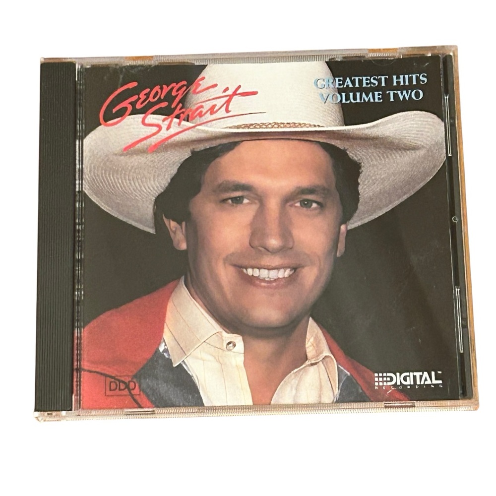Vintage 1987 George Strait Greatest Hits Vol 2 CD excellent like new condition